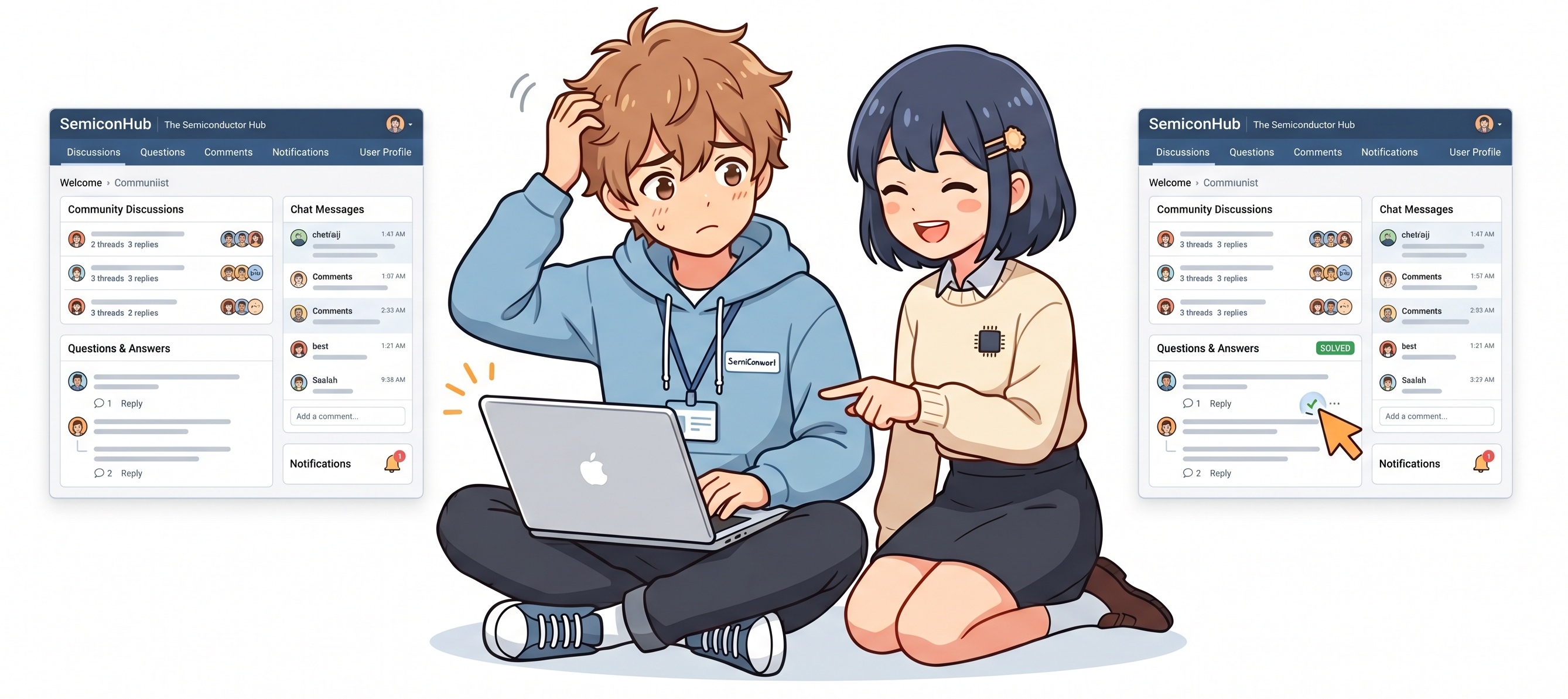 Ask for Help Illustration
